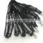 customized wholesale black polyester cheap plain lanyard