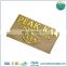 3D High Glossy Gold Flexible Soft Plastic Label Used on Cars