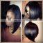 Brazilian hair wig human hair short bob lace front wig