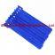 Die cut back to back hook loop cable tie tape fastener binding strap