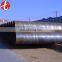 black steel spiral welded pipe beveled end
