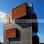 A588 Corten Steel Sculpture Building