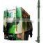 hand winch telescopic mast for big satellite dish radio antenna