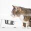 Amazon Hot Sell Pet Feeder Stainless Steel Water Bowl Disposer Dogs Cats Double Bowls