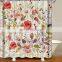 i@home ready made modern digital printing 3d burlap flower colorful shower curtain waterproof