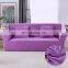 Solid Color Patchwork Linen Durable Sofa Cover for Living Room