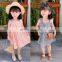2020 New Girls Dress Fashion Cotton Summer Plaid Strap Girls Dresses