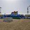 Outdoor Blow Up Aqua Park Lotus Flower Frog Theme Slide Inflatable Water Amusement Park with 3 Pools