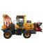 Hydraulic road construction equipment piling drilling machine for road safety guard construction