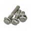 factory supplier din6921 304 stainless steel hex head flange bolt