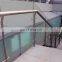 Modern Design Model Railing Removable Clear Tempered Glass Stair Stainless Steel Handrail