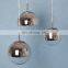 2019 hot sale Modern designer chandelier luxury glass ball pendant lamp hanging lights