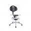 polyurethane office chair black adjustable height counter stool bar outdoor