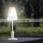 Chic Creative Cordless bedroom glass shades beside lights table lamp