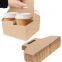 Kraft Drink Cardboard Carrier with Handles, Cup Carrier Holders for Drink and Coffee, to Go Coffee Cup Holder Holds Up to 4 Cups , Hot/Cold Drink Carrier, Cardboard Carrier for Cafes Food Delivery Service