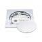 Tile Insert Flexible Decorative Brass Bathroom 80mm Shower Circular Floor Grating Covers Sewer Drain