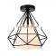 Retro Pendant Ceiling Lamp E27 Decorative Iron Vintage Lamp Fixture