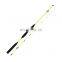 New Yellow Green Color Carbon Fiber fishing Rod 1.6m/1.8m/2.1m/2.4m Smooth Guide Ring Spinning&Casting Fishing lure Rod