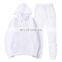 Best seller wholesale loose hoodie pullover fitness pants with pocket sweatshirts hoodie set Custom logo two piece suit