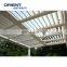 High quality contemporary garden gazebo with slatted roof that can be opened