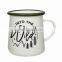 Wholesale personalized oem brand metal beer enamel cup custom logo