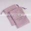PandaSew Hot Sale Luxury Suede Jewelry Packaging Pouch Gift Bag with Cutom Logo