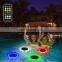 Amphibious IP68 12 LED  Waterproof RGB Floating Led Solar Swimming Pool Light With Remote Controlled Led Swim Pool Light Lamp