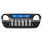 Grille For Jeep Wrangler JL/Gladiator JT 2018-2022 Blue Star Spotlights