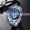 PAGANI PD-1636 Men Fashion Casual Quartz Movement Watch Business Simple Style Stainless Steel Band Watch Auto Date