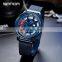 SANDA 1025 Luxury Special Rotating Men Watches Stainless Steel Japan Quartz Watch Male Business Wristwatch