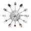Manufacturer Direct Selling Nordic Spanish Style Creative Living Room Wall Clock Mute Electronic Quartz Watch Wall Clock
