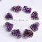 Wholesale Novelty Gifts Rough Uruguay Heart Shaped Amethyst Geode Cluster Real Crystals Healing Stones Natural Crystal Clusters