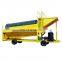 Mobile small gold sieving washing equipment trommel screen for gold washing
