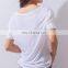 plain blank custom logo printing round o neck summer ladies tees women t shirt