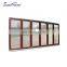 NFRC AS2047 Standard Folding Open Style Aluminum Aluminium Glass Bi Fold Folding Door