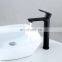 Hot and cold bathroom taps high straight matte black faucets mixers taps basin