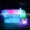 Waterproof hard plastic tables luxury nightclub party bar lighting up led sectional sofas