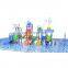 Commercial kids outdoor playground equipment water park slides for sale