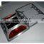 Factory outlet high strength double batteries built-in aluminum LED cat eye solar road stud