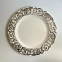 13 inch Wholesale Cheap Party Dinnerware Plastic Floral Copper Rose Gold Silver Charger Plates Wedding