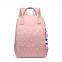 Baby diaper bag double layer storage bag portable quilted puffer polyester high-capacity go out Zipper pack diaper bag