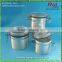 aluminum pot for cosmetic cream, aluminum can 60g 80g 100g, aluminum cosmetic cream jar