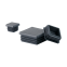 Plastic Male Pvc square Steel Tube Cap End Caps square Sealing End Cap