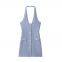 New women's European and American style fashionable elastic neck hanging collar dress