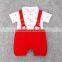 Wholesale Children's Boutique Clothing Summer Baby Boy Cloth Set Fake Strap Boy Casual Cotton Wearing 2016 Kids Clothing