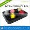plastic clear box macaron packaging