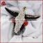 Imitation ox bone carved cow with zircons pendant Bead, alloy jewelry with a cow fashion spike ethnic jewelry