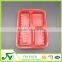 Factory price customized 4-compartment lunch box with lid