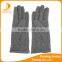 ladies simple premium fingered spandex velvet hand gloves for wholesale