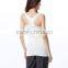 Sleeveless lady tank top , custom tank top wholesale